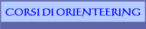 CORSI DI ORIENTEERING